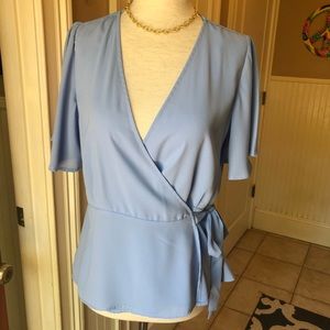 New, never worn wrap top